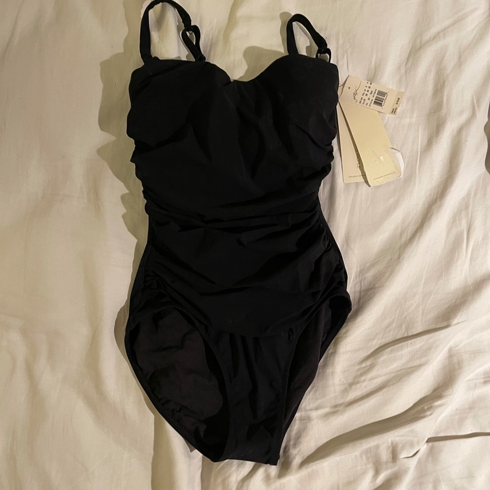 Basic black swimsuit